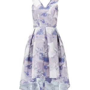 Slate and Willow Purple and silver Gabi cocktail dress size 8